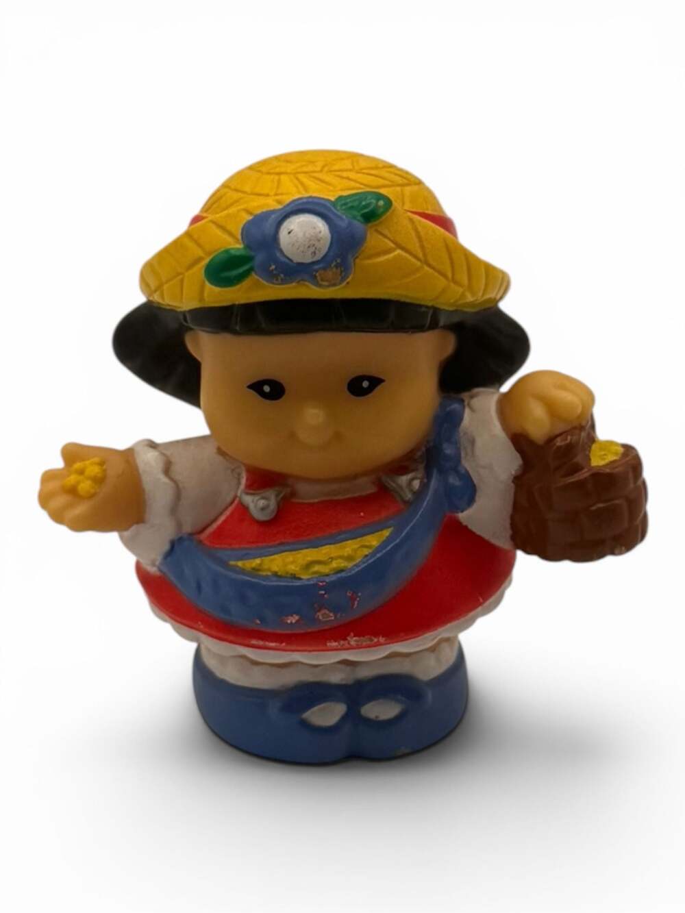 Fisher-Price Little People Sonya Lee Farmer Figure with Basket